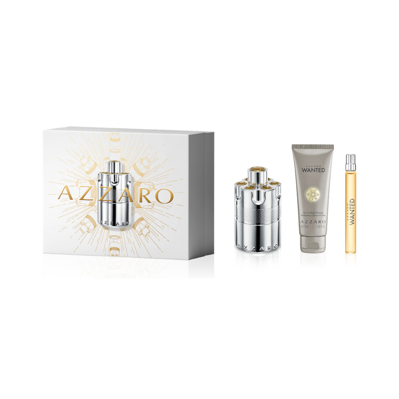 AZZARO WANTED EDP 100 ML SET+MINI+SG