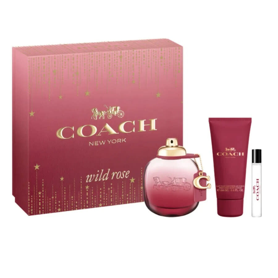 COACH WILD ROSE EDP 90ML+2PCS