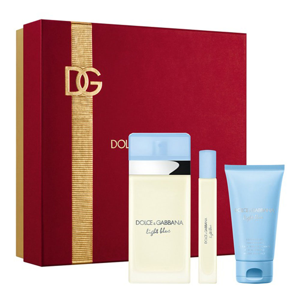 D & G LIGHT BLUE F EDT 100ML+10 ML+BC