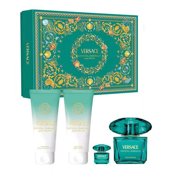 VERSACE CRISTAL EMERALD COF EDP 90ML+MIN