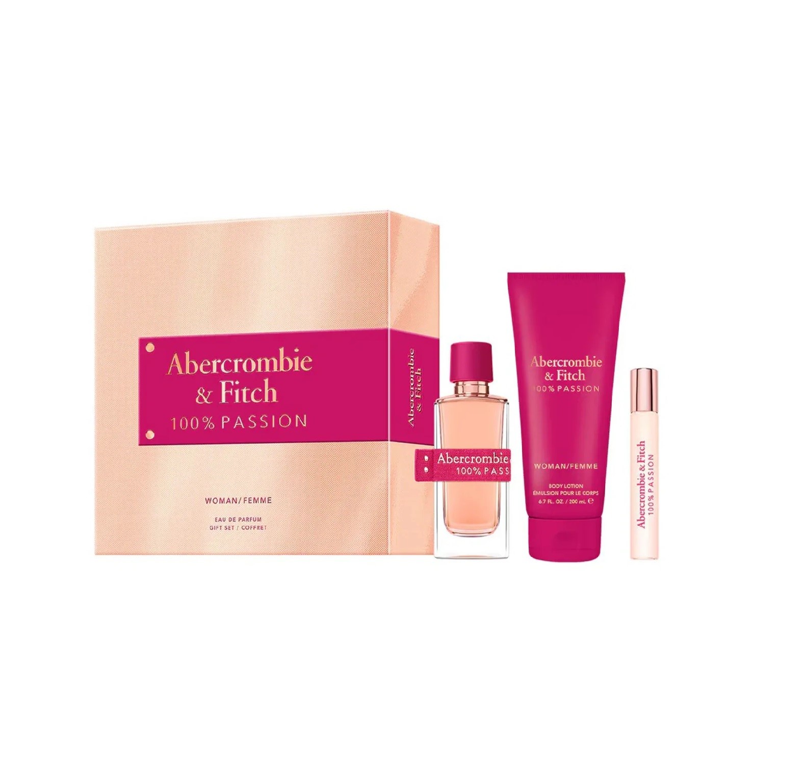 ABERCROMBIE PASSION WOMEN COF EDP 100+2MINI