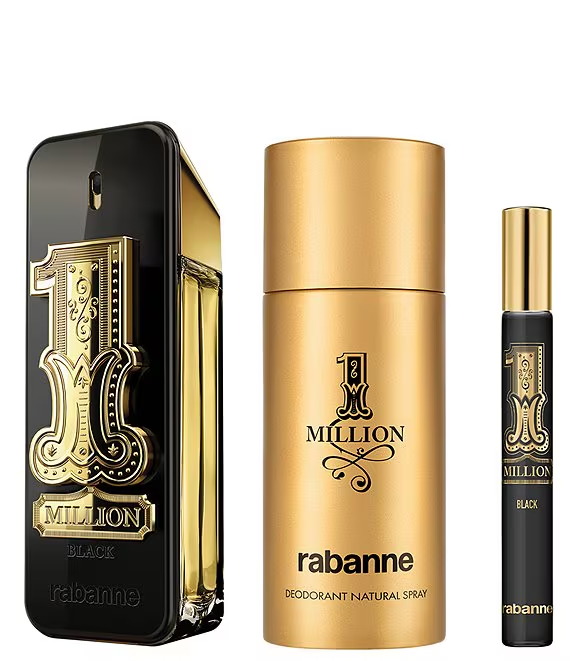 PACO 1 MILLION BLACK 100ML EDP SET DEO VAP+MINI