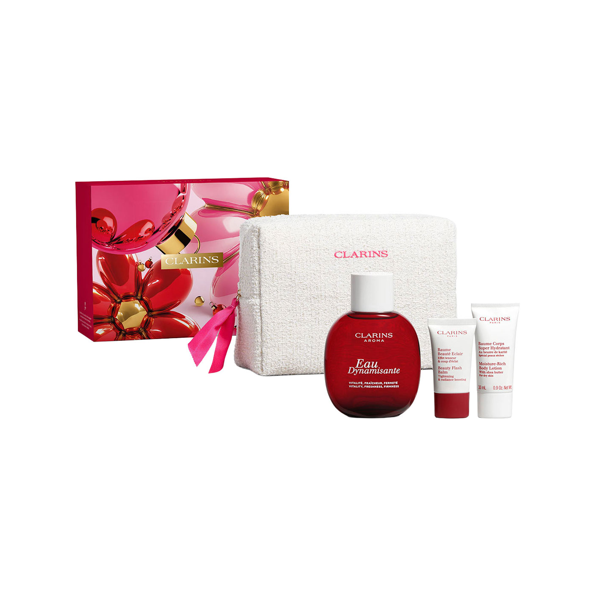 CLARINS VP EAU DYN(+MINI BAUME CORPS+MINI BAUME BEAUTE