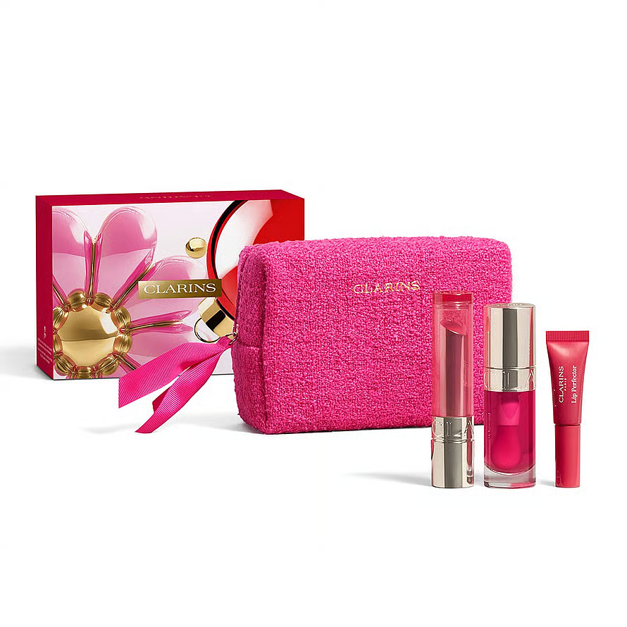 CLARINS VP LIP OIL BALM 02+LIP OIL 04(+MINI LIP PERFECT 24